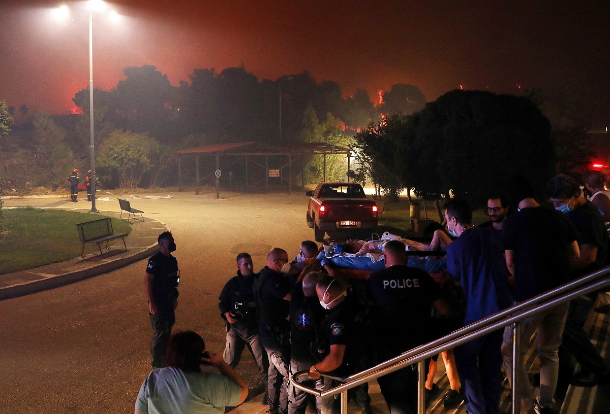 incendi grecia attica