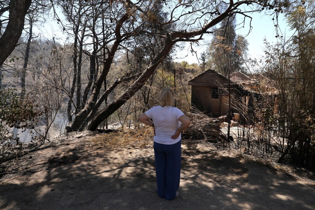 incendi grecia attica atene