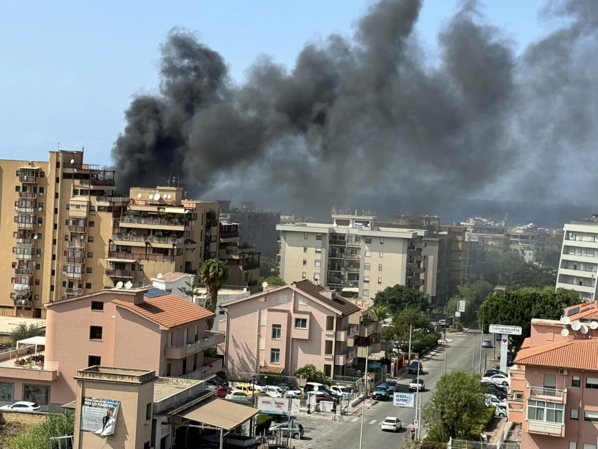 incendio bagheria sicilia