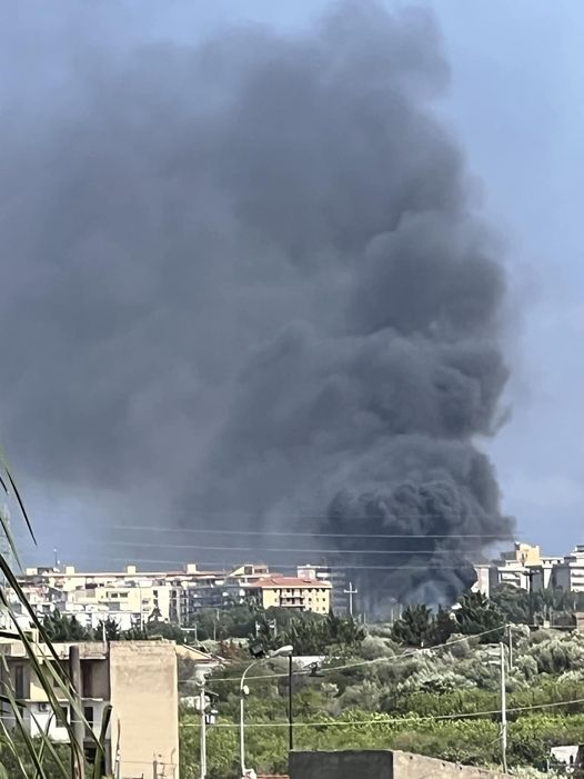 incendio bagheria sicilia