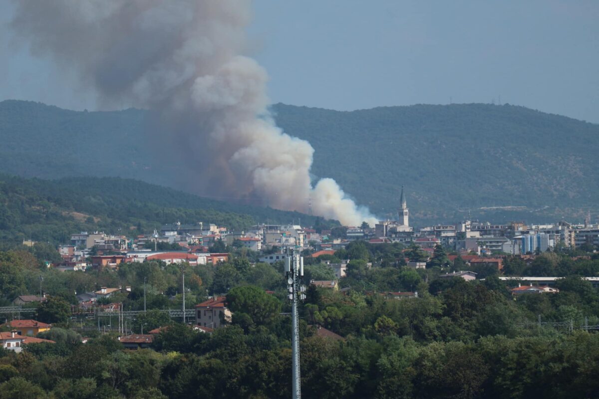 incendio carso