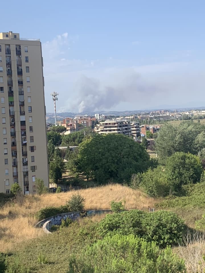 incendio castelnuovo di porto lazio