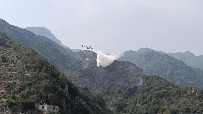 incendi cetara campania