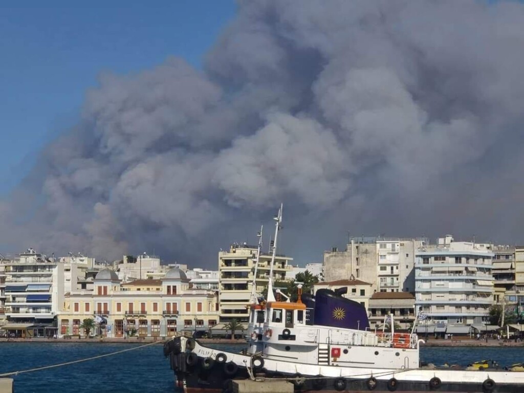 incendio grecia eubea