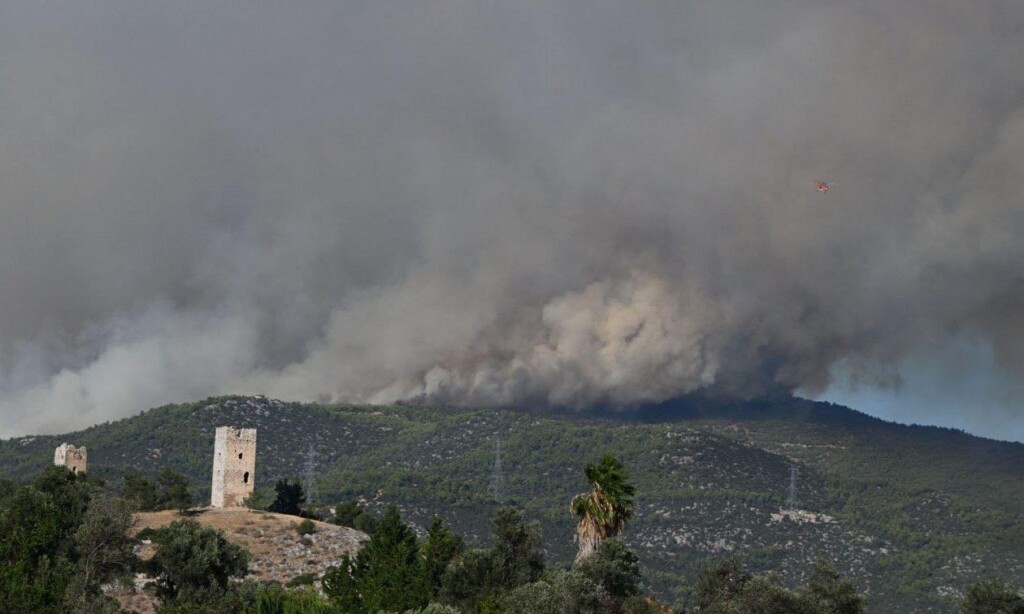 incendio grecia eubea