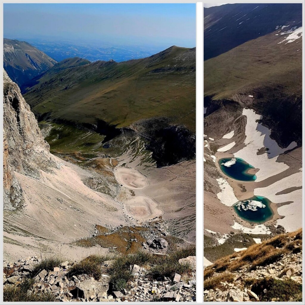 Lago PIlato caldo siccità prosciugato