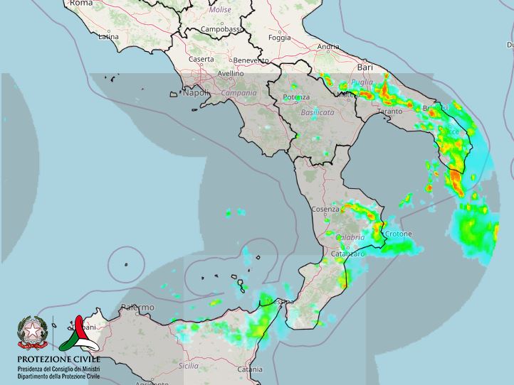 maltempo calabria sicilia puglia