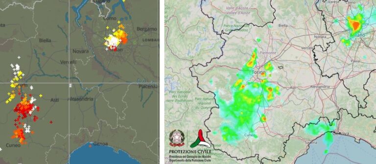 maltempo oggi piemonte lombardia