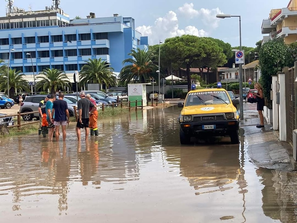 maltempo tarquinia lido lazio