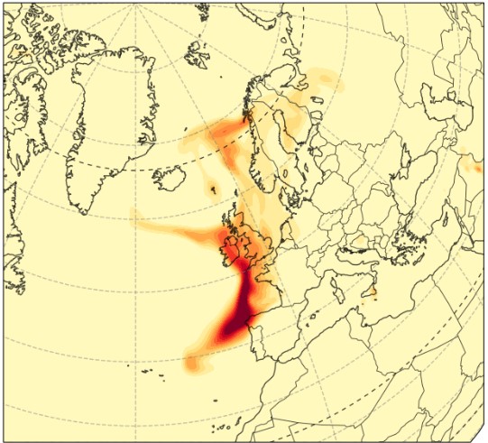 pennacchio anidride solforosa vulcano islanda 2