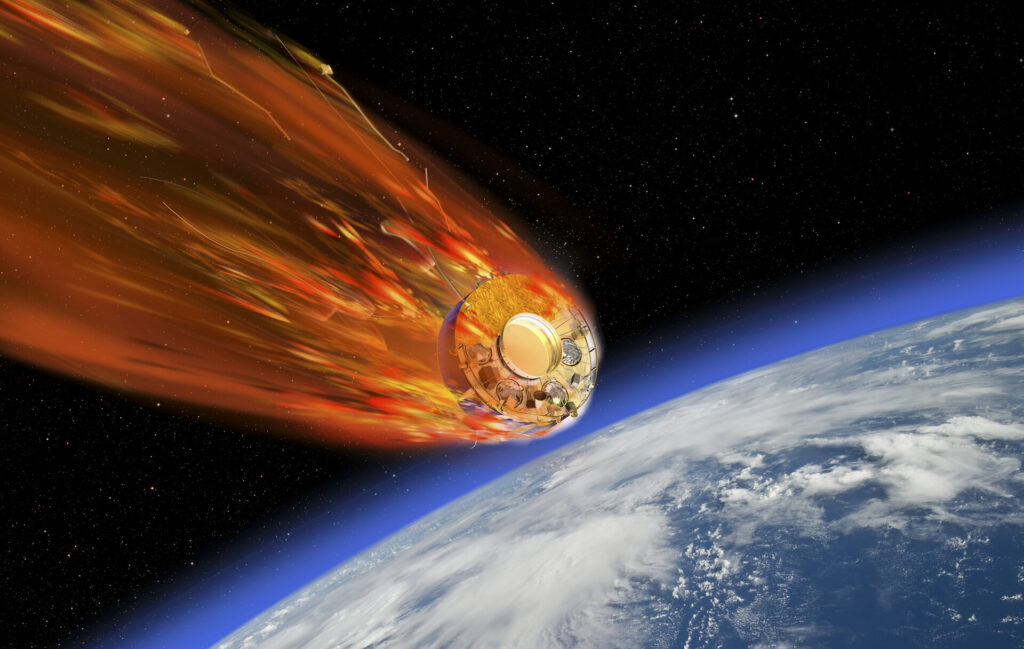 rientro satellite esa cluster