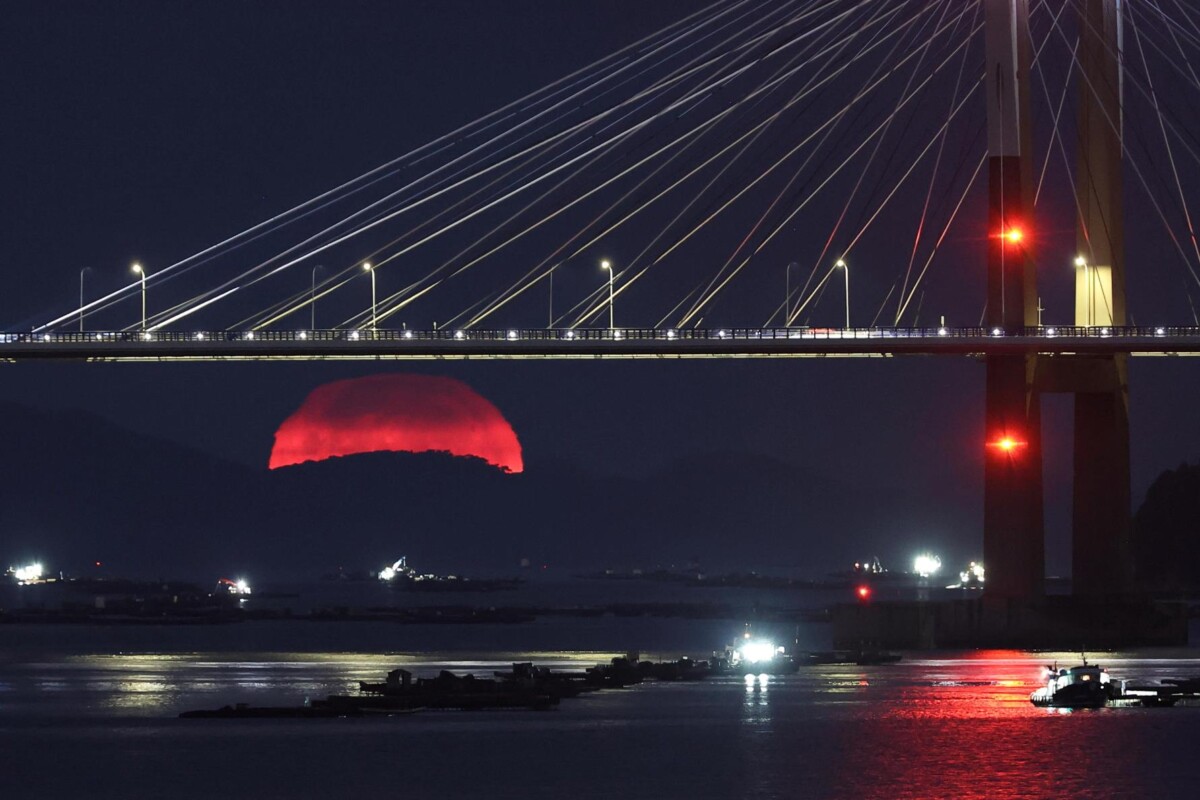 superluna Ponte di Rande Vigo