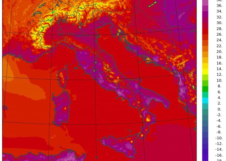 temperature massime 27 agosto