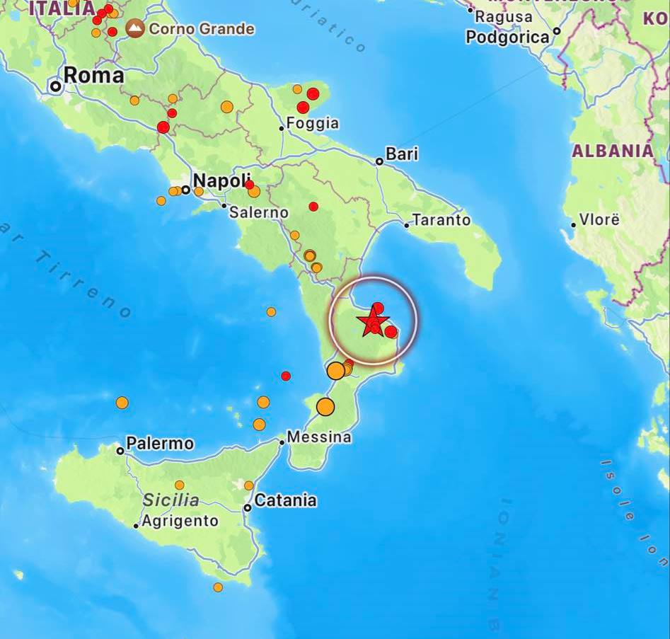 terremoto calabria