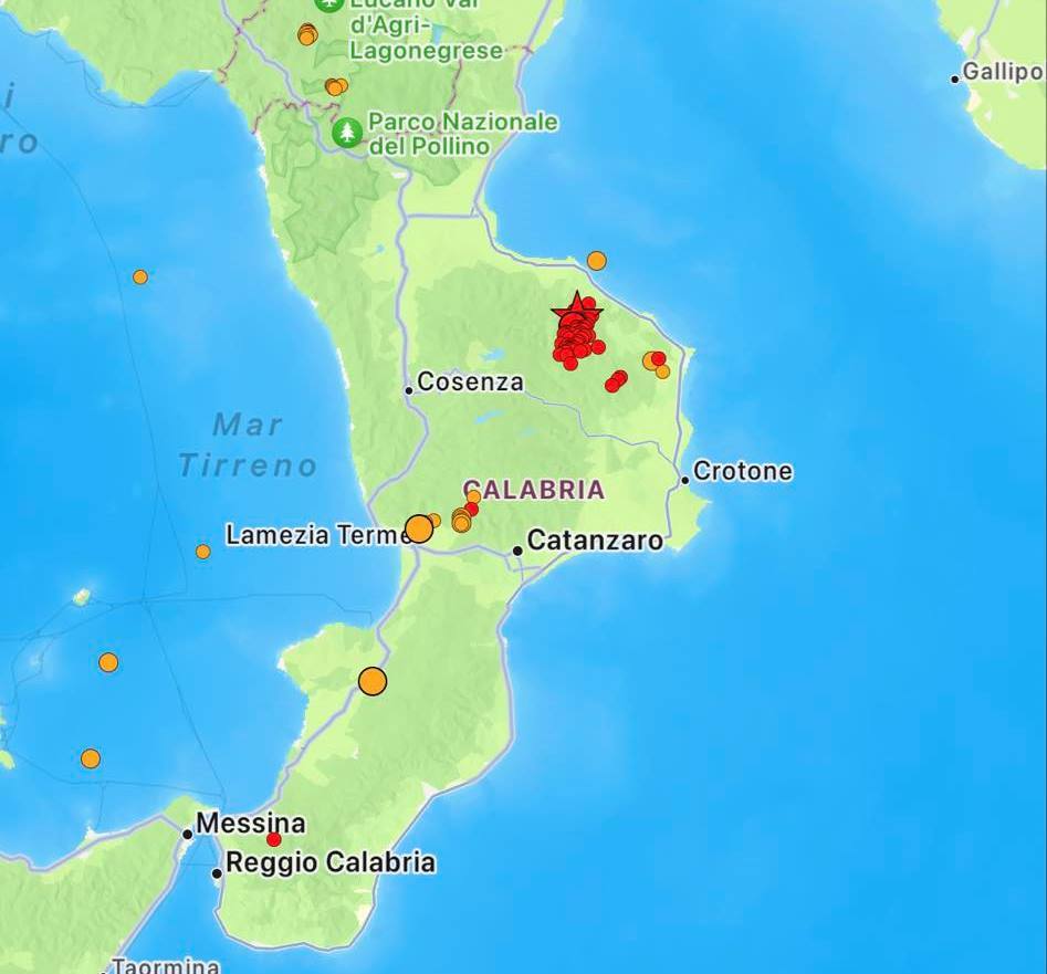 terremoto calabria