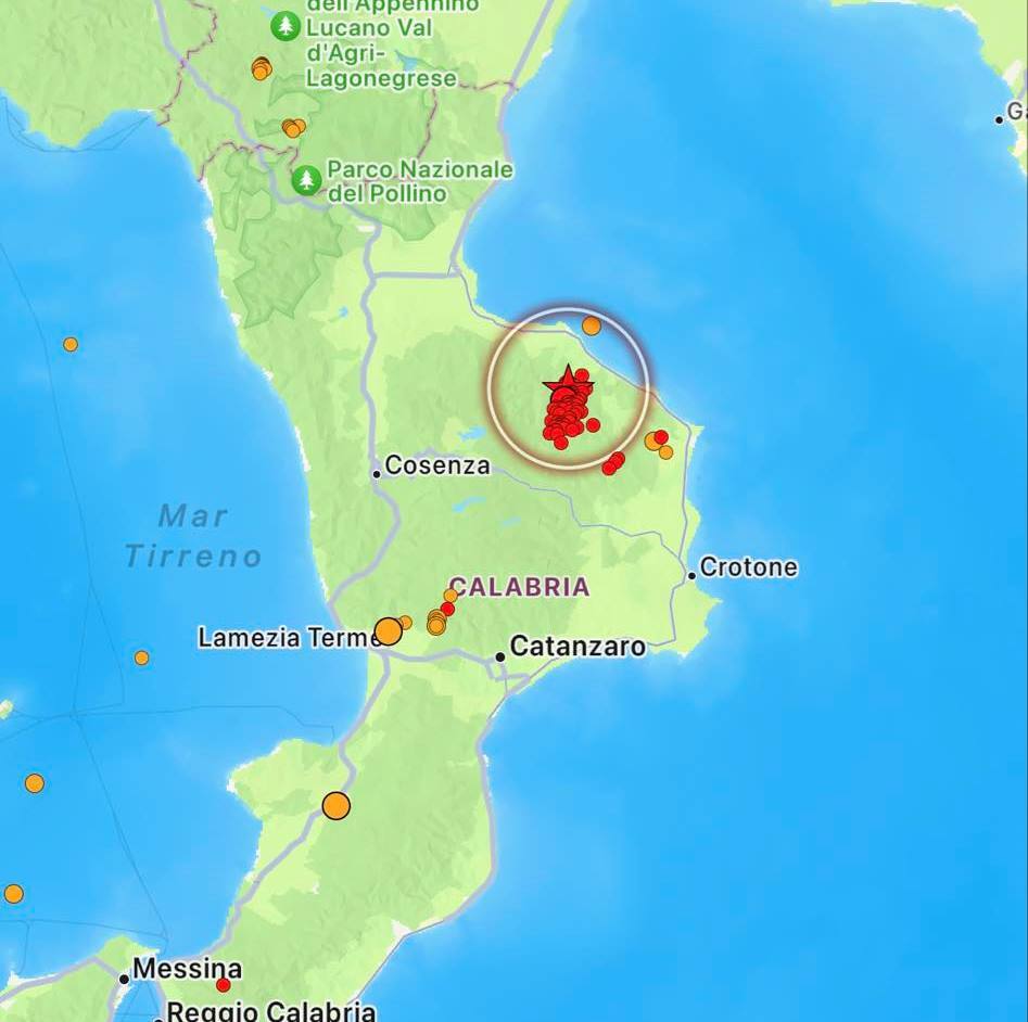 terremoto calabria