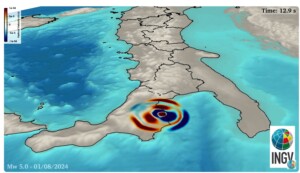 terremoto calabria onde sismiche