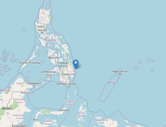 terremoto filippine oggi mindanao