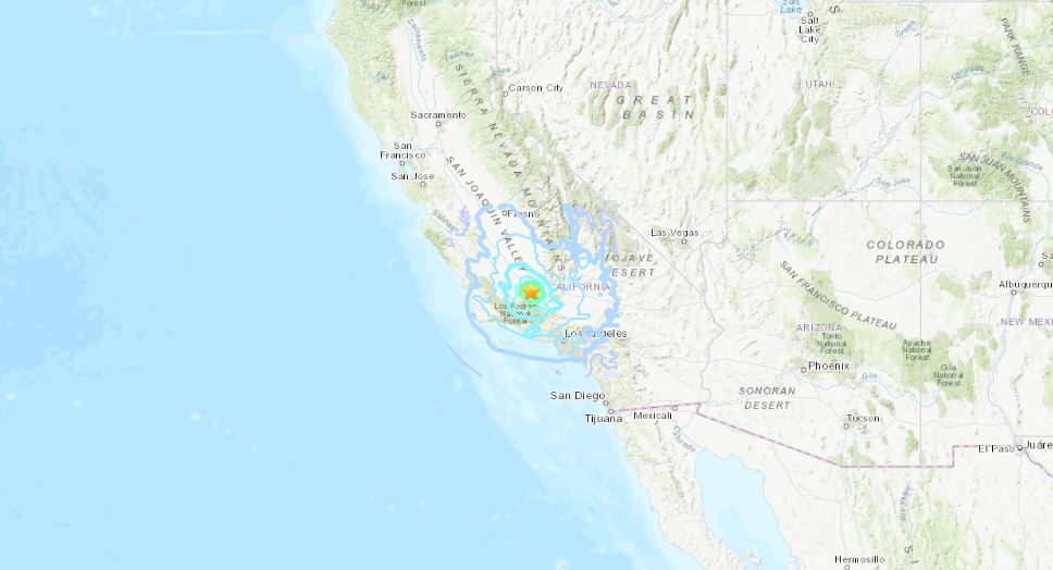 terremoto oggi california los angeles