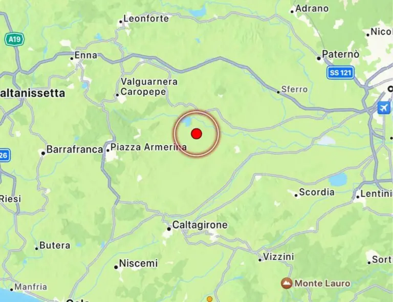 terremoto raddusa sicilia