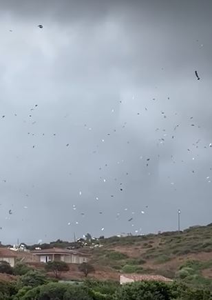 tromba d'aria oggi tornado sardegna (1)