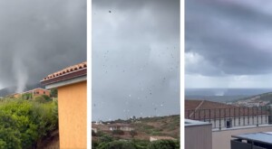 tromba d'aria oggi tornado sardegna oggi