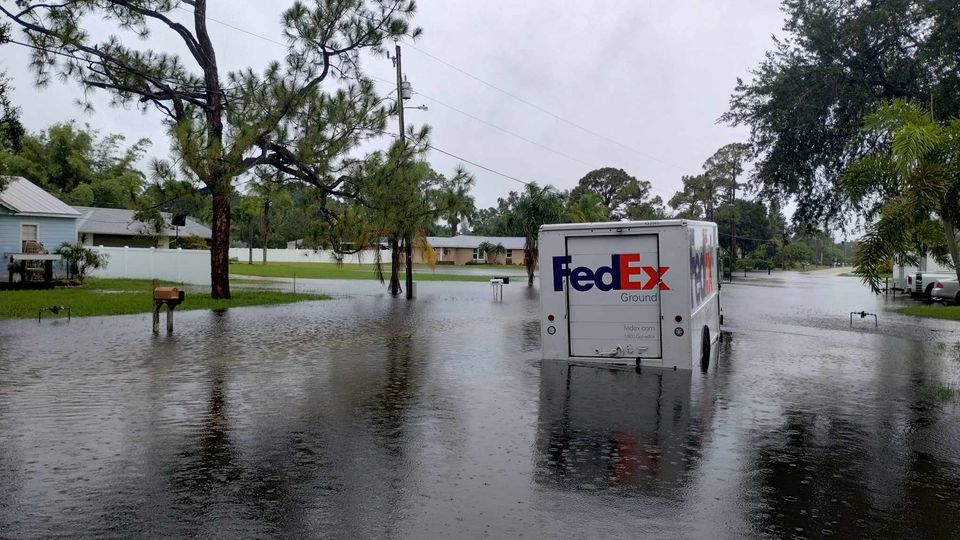 tempesta tropicale uragano debby florida