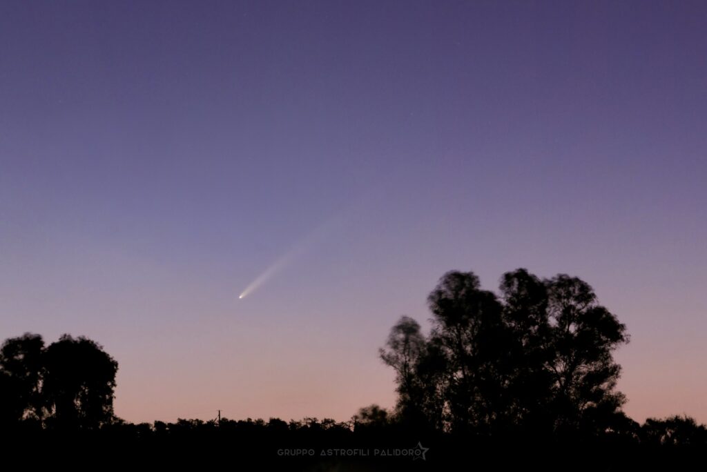 Cometa C2023 A3 Tsuchishan-ATLAS a Palidoro