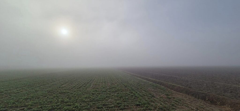 nebbia Ravenna oggi Val Padana