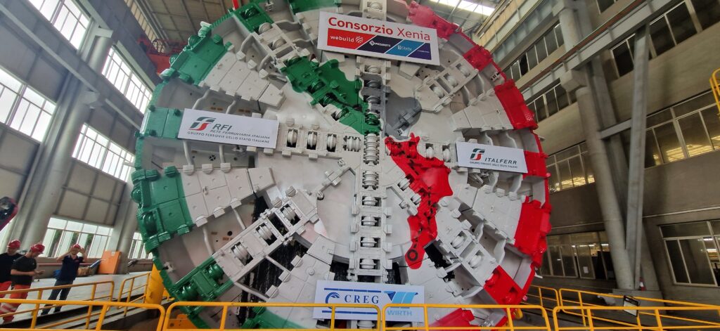 Tunnel Boring Machine Webuild Salerno Reggio Calabria