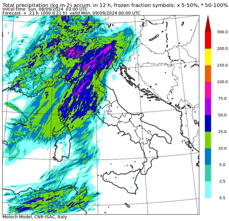 allerta meteo domenica pomeriggio sera