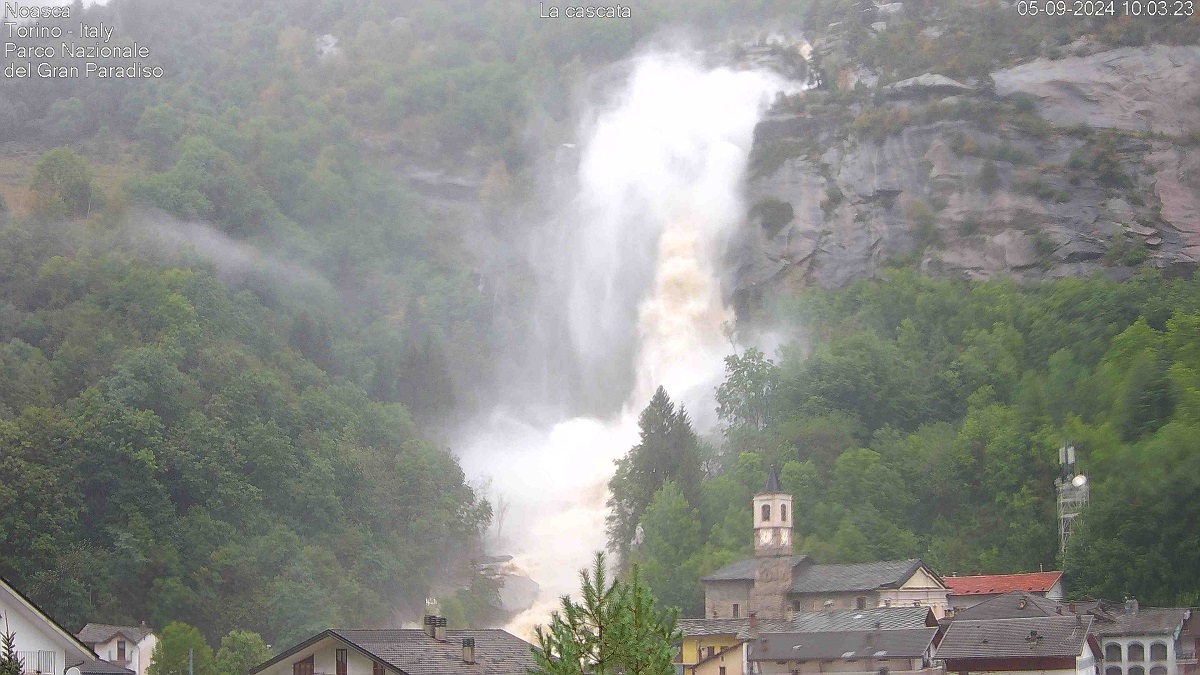 alluvione piemonte cascata noasca oggi