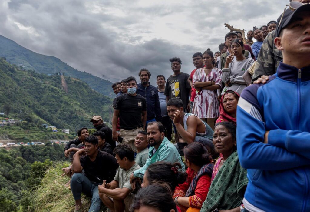 alluvioni e frane in nepal