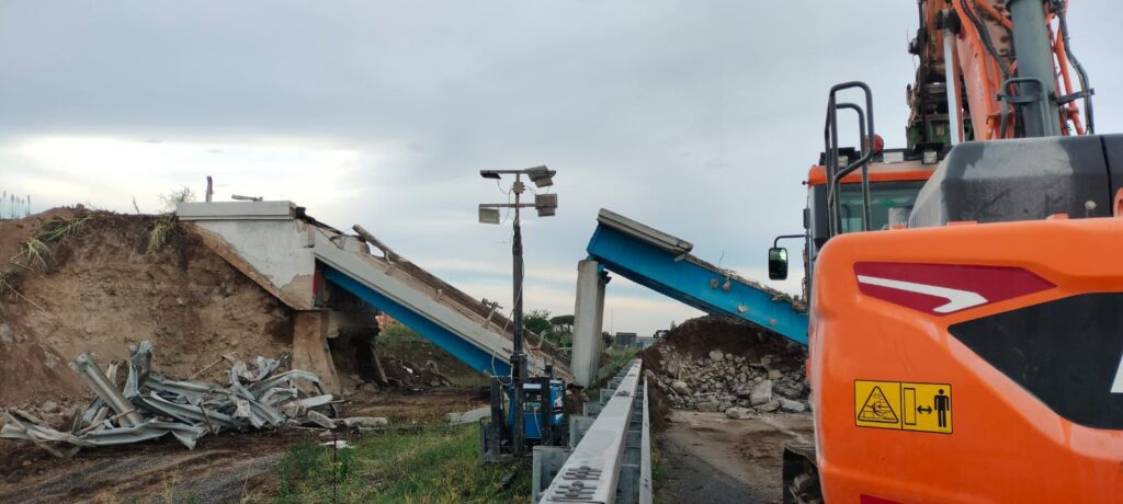 crollo ponte roma diramazione sud