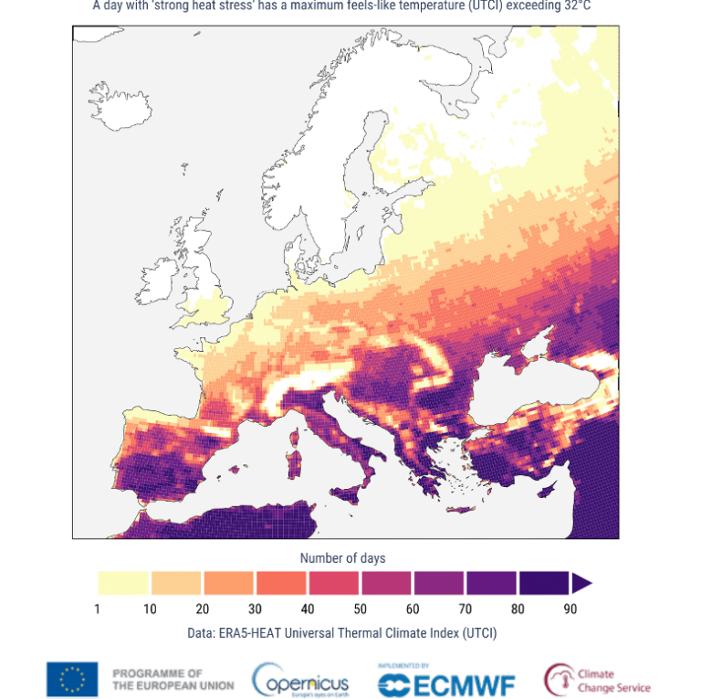 forte stress da caldo europa estate 2024