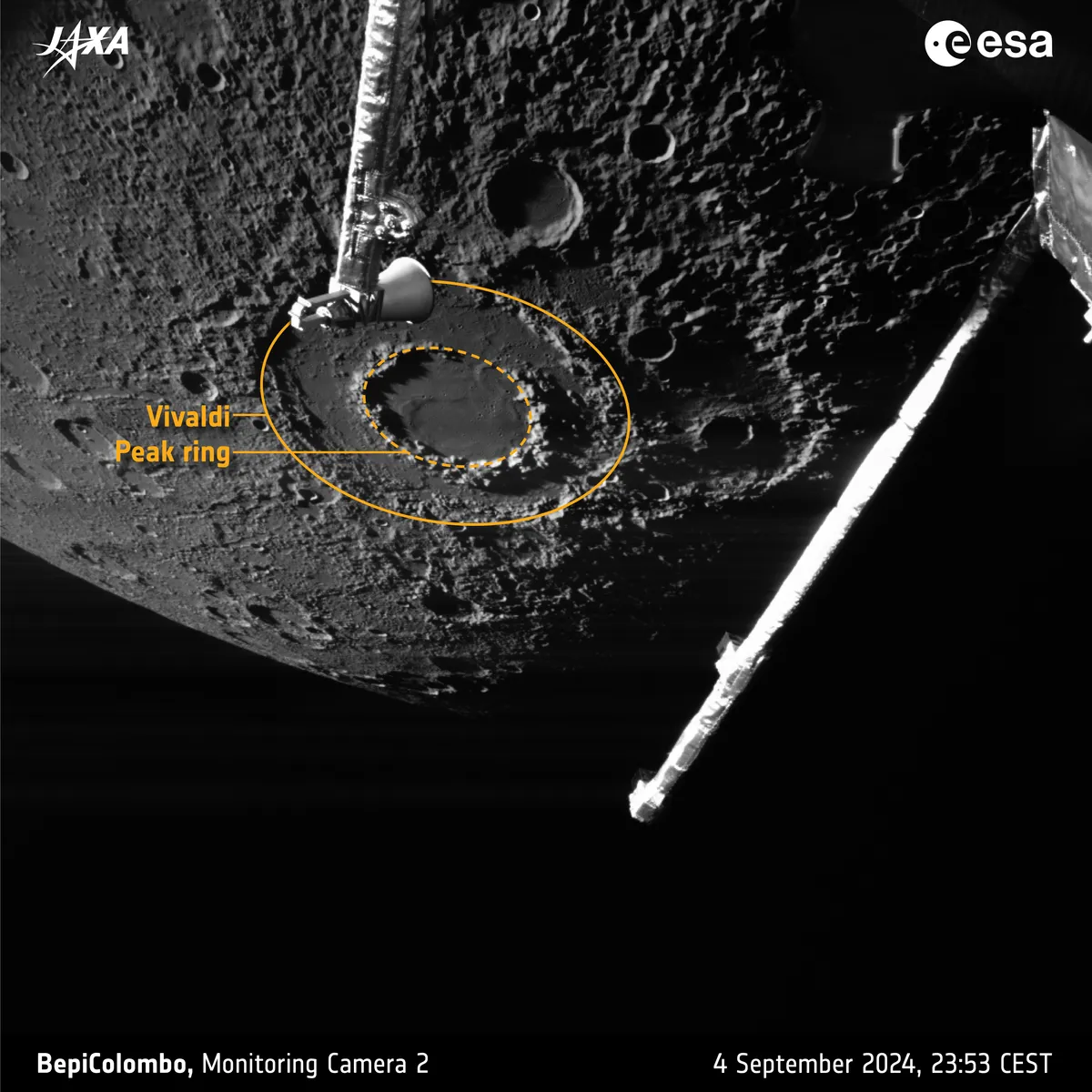 foto bepicolombo mercurio