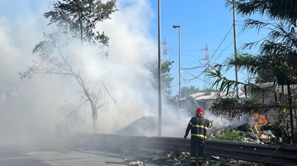 incendio napoli