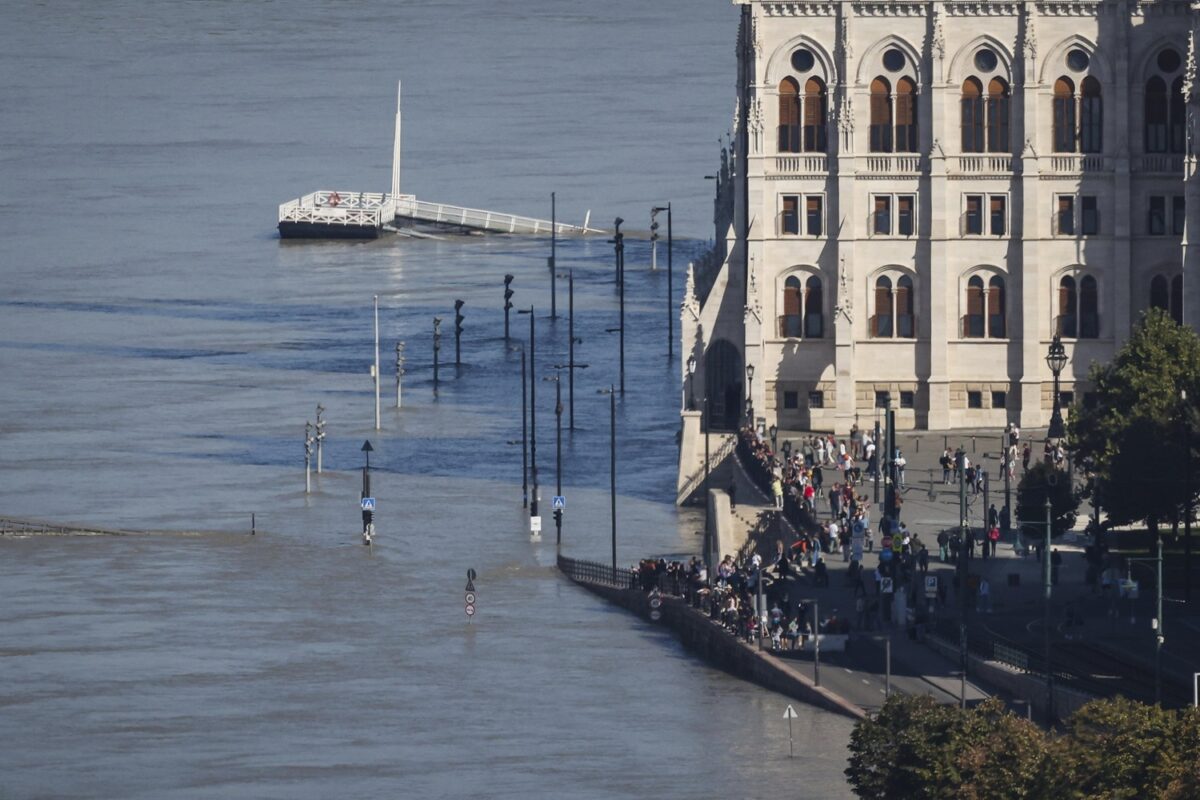 inondazioni danubio budapest ungheria