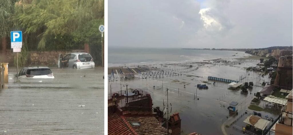 maltempo allagamenti nettuno oggi