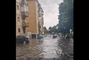 maltempo allagamenti roma