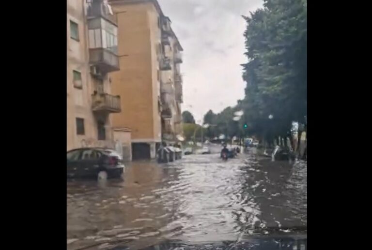 maltempo allagamenti roma