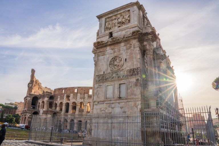 maltempo fulmine arco costantino