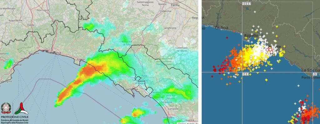 maltempo liguria sentri levante