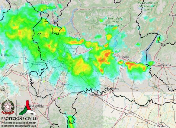 maltempo milano lombardia oggi