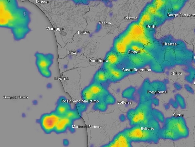 maltempo oggi toscana