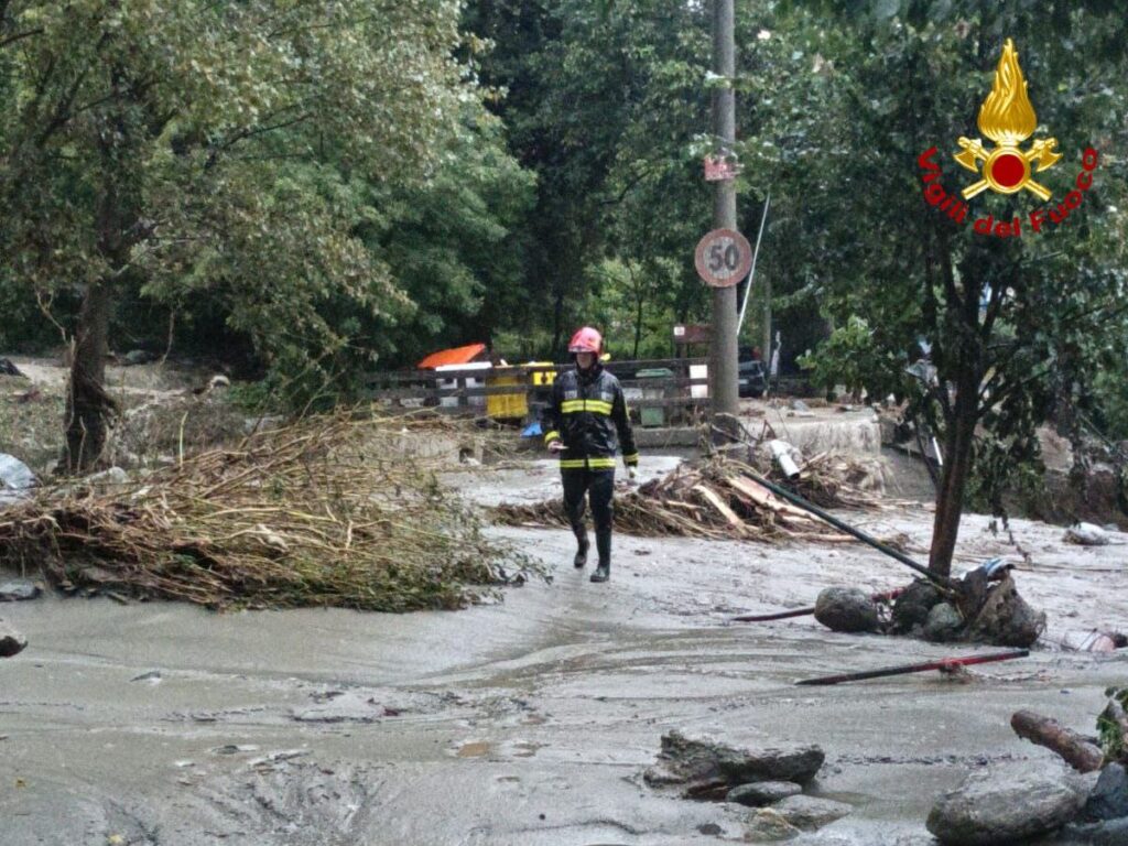 maltempo piemonte crollo ponte