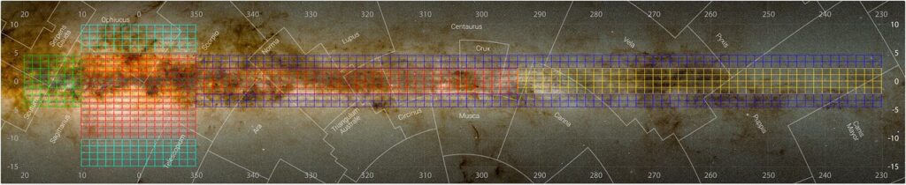 mappa via lattea