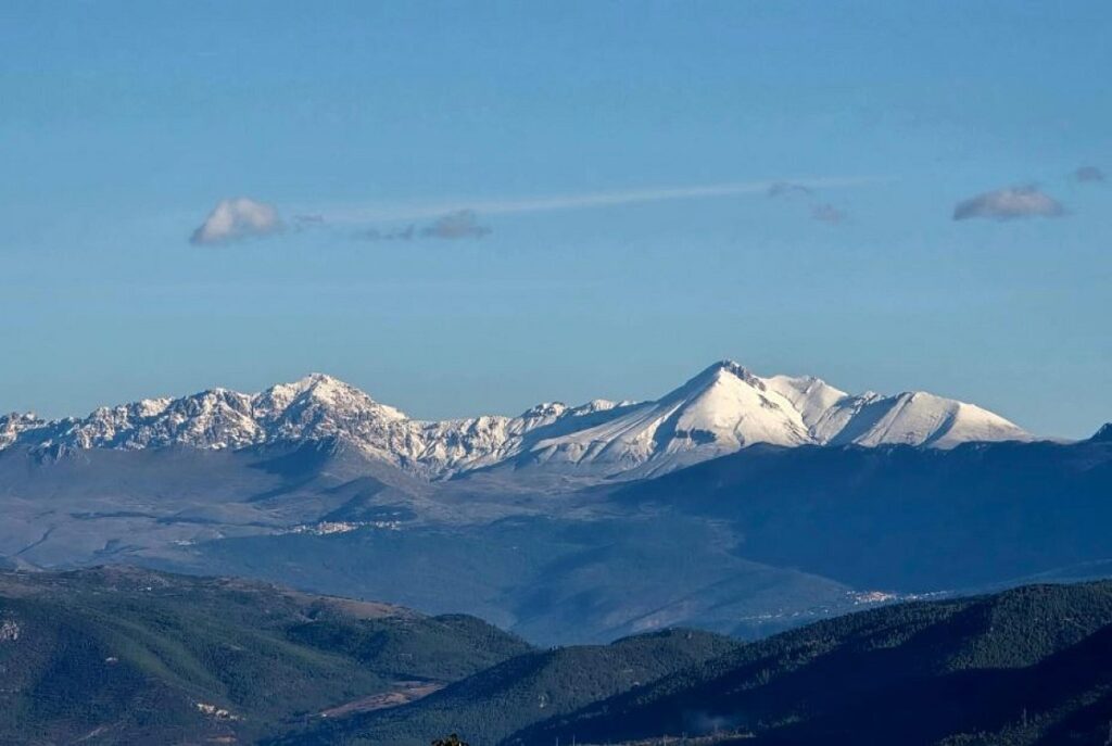 Prima neve sul Gran Sasso