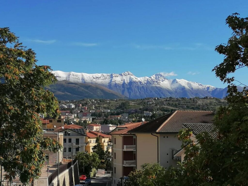 Prima neve sul Gran Sasso