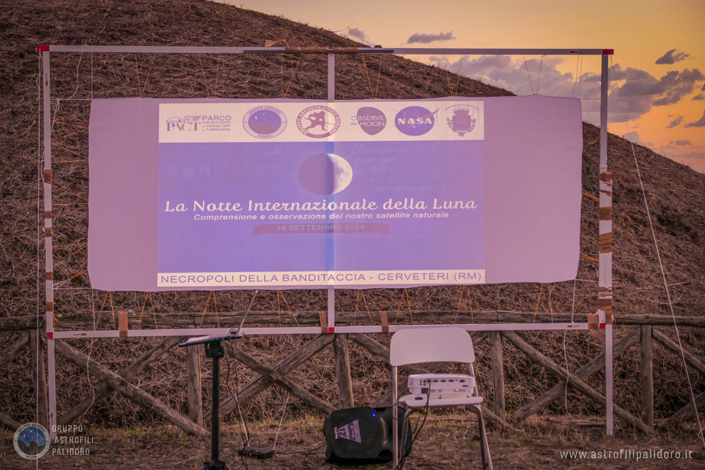 notte internazionale luna cerveteri